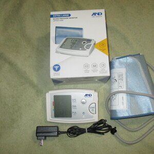 Used A&D Medical Blood Pressure Monitor Upper Arm Extra Large